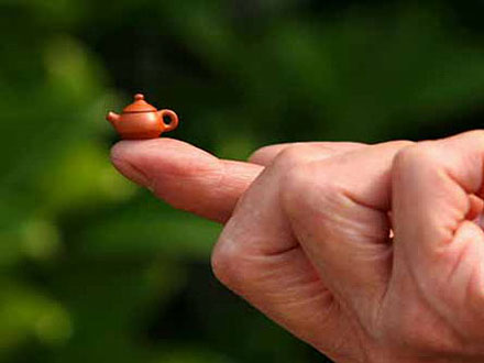 A világ legkisebb teáskannája (Fotó: dayoo.com)